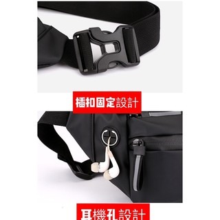 腰包 胸口包🔥🔥潮流 腰包 運動防水 斜挎包 運動腰包 户外 男生胸包 多功能手機包 背包 包包-細節圖8