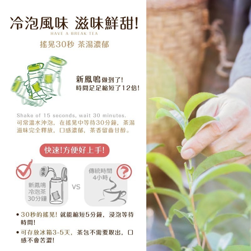 【新鳳鳴】磨的冷泡茶 日式鮮綠茶 10入盒裝 冷泡30分鐘快速釋放 原片茶葉獨家研磨工法-細節圖4