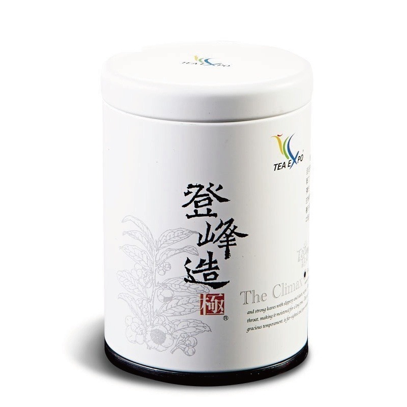 新鳳鳴 登峰造極高山茶 清香型台灣烏龍茶 100g罐裝 送禮附紙盒手提袋-細節圖2