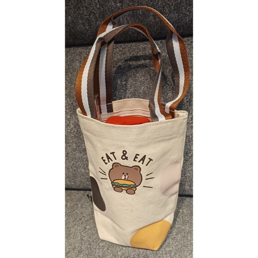 [全新現貨]屈臣氏 LINE FRIENDS 在一起熊大隨行杯組 700ml 熊大-細節圖3