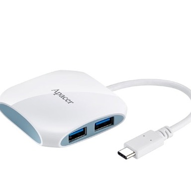 Apacer 宇瞻 AP350 USB 3.1 Type-C 集線器 ４孔集線器 相容於 USB 3.0 2.0 Mac