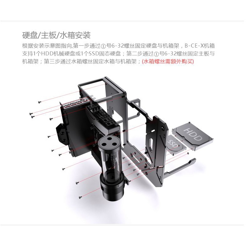 現貨 BYKSKI   B-CE-X 全鋁機箱架 開放式機箱 立臥兩用 水冷機殼-細節圖9