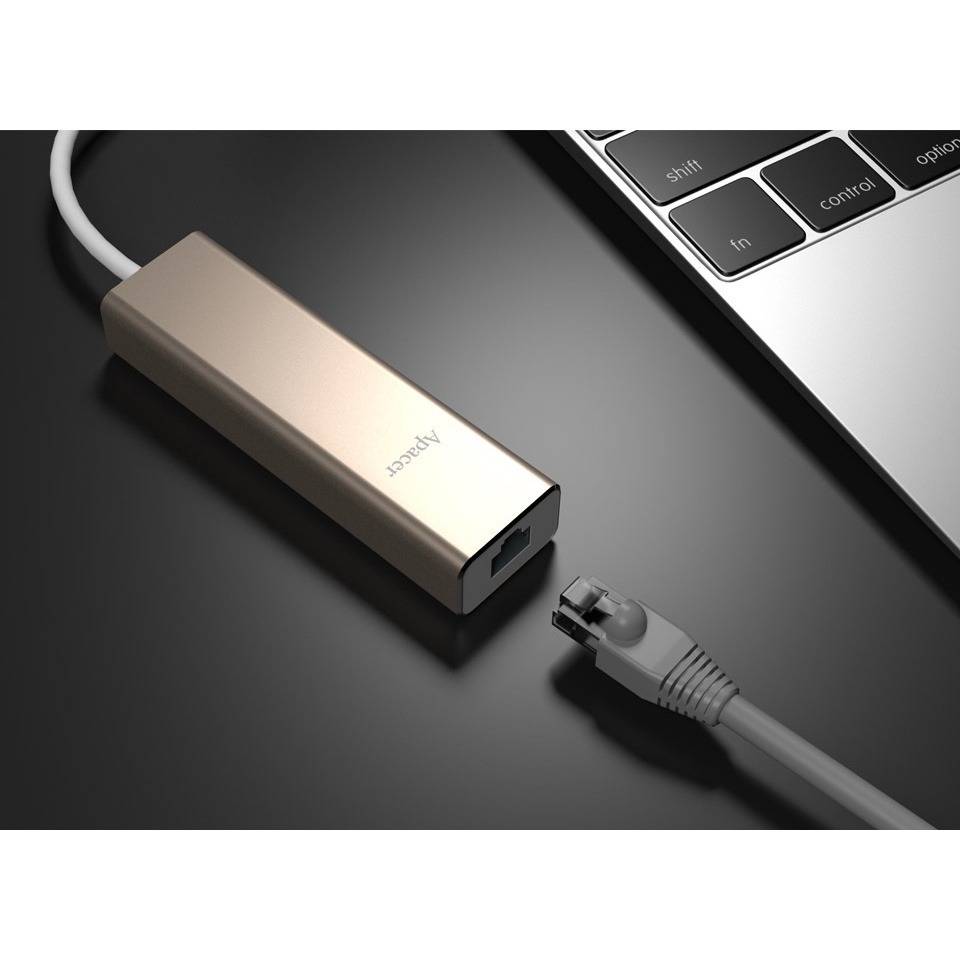 Apacer宇瞻科技 USB 3.1 Type-C to USB 3.1 Type-A*3+RJ45網卡集線器 千兆網路-細節圖7