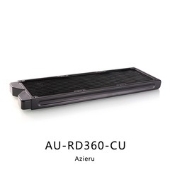 Azieru AU-RD360-CU 120 240 360銅 水冷排 換熱器 散熱排 冷排 銅排