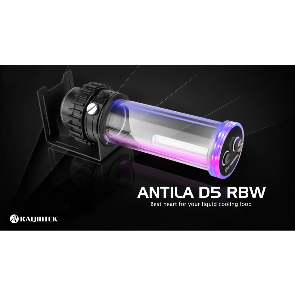 歐美水冷精品RAIJINTEK ANTILA D5 RBW 硬管水冷馬達 水泵 可調速-細節圖2
