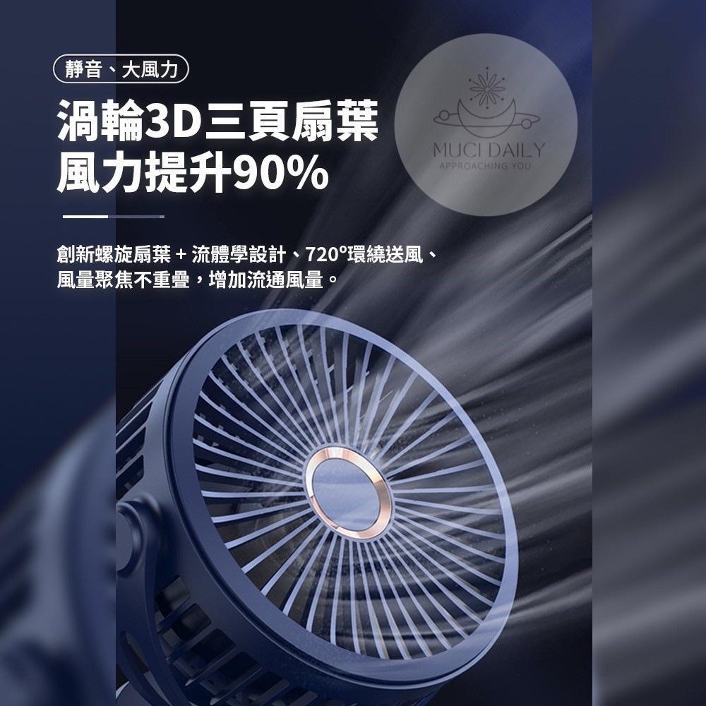 【野趣露營】10000mAh大風量風扇 露營風扇 小電扇 usb風扇 充電風扇 夾式電風扇 靜音風扇 嬰兒車風扇-細節圖2