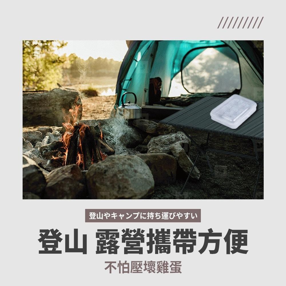 【野趣露營】雞蛋收納盒 雞蛋盒 6格雞蛋盒 雞蛋保護盒 透明雞蛋盒 蛋盒 露營 戶外蛋盒 美妝蛋盒 保鮮盒 露營蛋盒-細節圖7