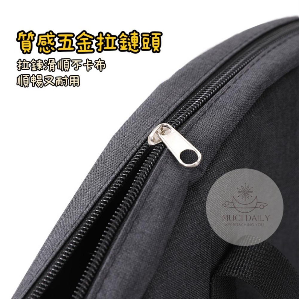 【野趣露營】烤盤收納包 烤盤包 麥飯石不沾烤盤 通用25cm-41cm 便攜收納包 燒烤盤鐵鍋收 加厚款-細節圖3
