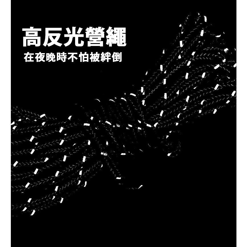 【野趣露營】滑輪營繩 滑輪調節繩 反光營繩 戶外晾衣繩 滑輪調節繩扣 快速營繩扣 營繩緊繩器 營繩緊繩器 拉緊器 調節器-細節圖2