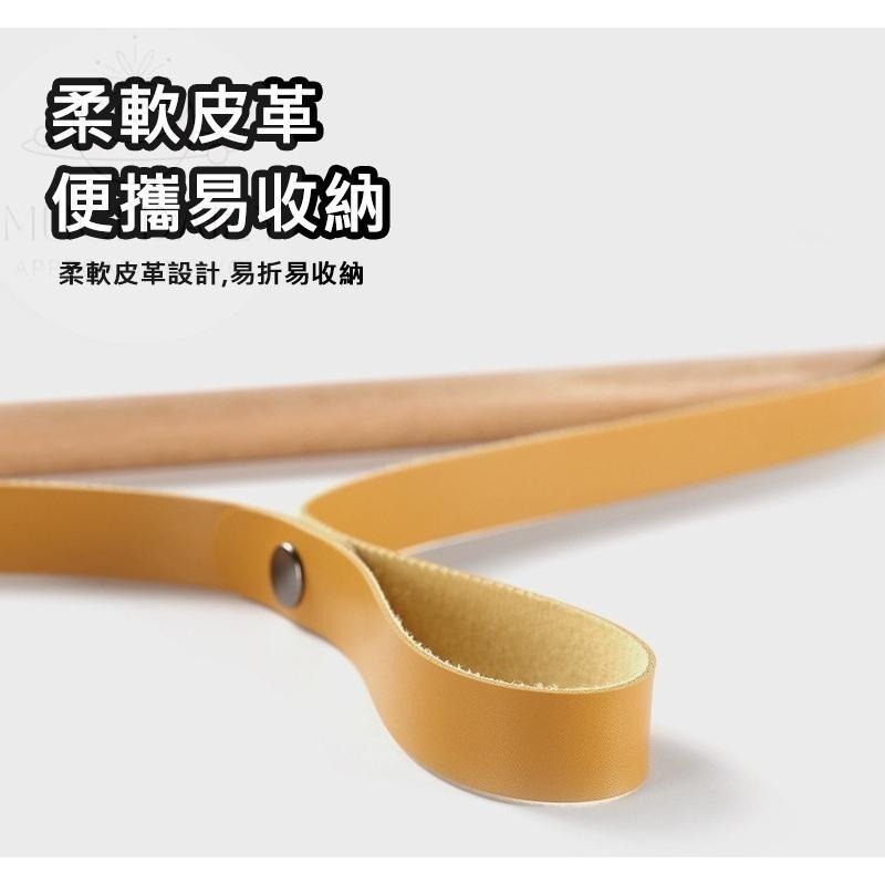【野趣露營】皮革櫸木衣架 露營衣架 晾衣架 櫸木毛巾架 簡約原木衣架 質感衣架 衣架 曬衣架 木質衣架-細節圖3
