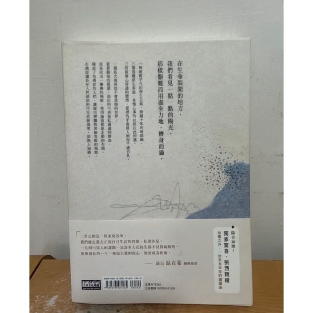 🌟二手書🌟二常公園 張西著 書況良好-細節圖2