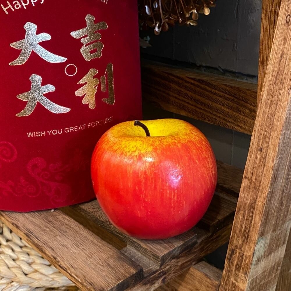 仿真水果 春節裝飾 過年佈置 仿真柿子 仿真蘋果 拍照道具-細節圖7