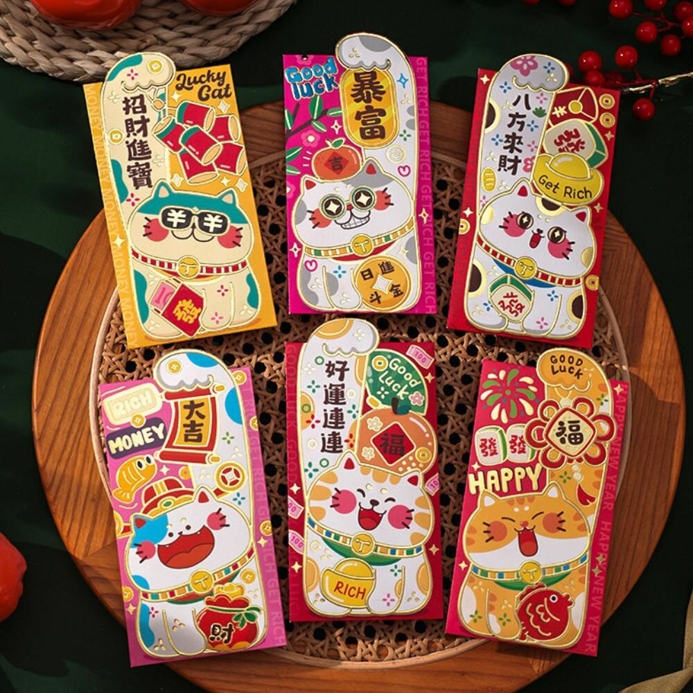 【森林海】(6入)紅包  紅包袋 創意紅包袋 新年  過年紅包 過年 燙金紅包 結婚紅包 生日紅包-細節圖3