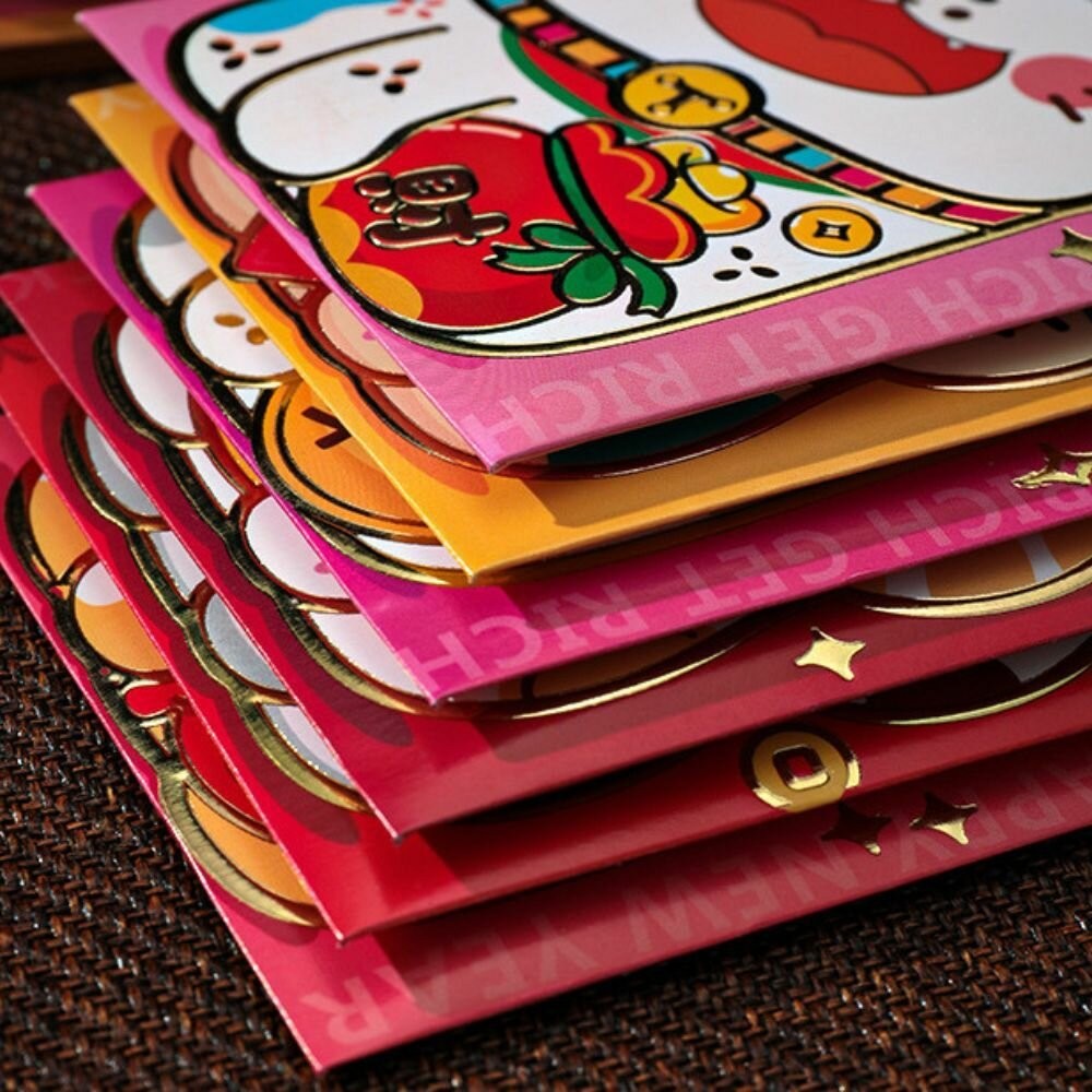 【森林海】(6入)紅包  紅包袋 創意紅包袋 新年  過年紅包 過年 燙金紅包 結婚紅包 生日紅包-細節圖8