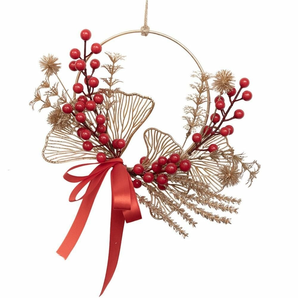 【森林海】春節裝飾 新年裝飾 牆飾 新年禮物 過年 除舊布新 迎春裝飾 仿真花-細節圖2