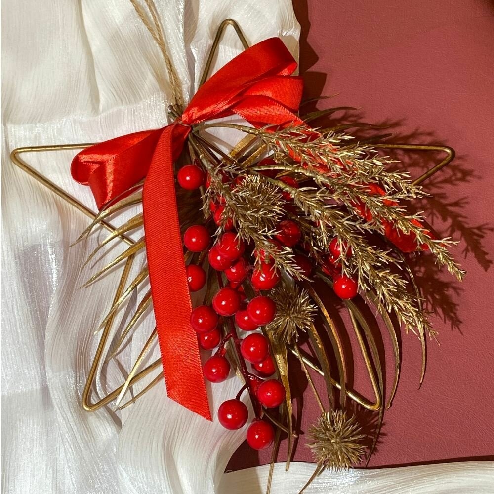 【森林海】春節裝飾 新年裝飾 牆飾 新年禮物 過年 除舊布新 迎春裝飾 仿真花-細節圖4