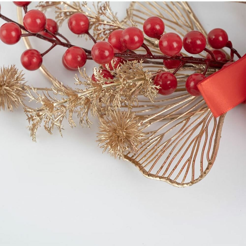 【森林海】春節裝飾 新年裝飾 牆飾 新年禮物 過年 除舊布新 迎春裝飾 仿真花-細節圖9