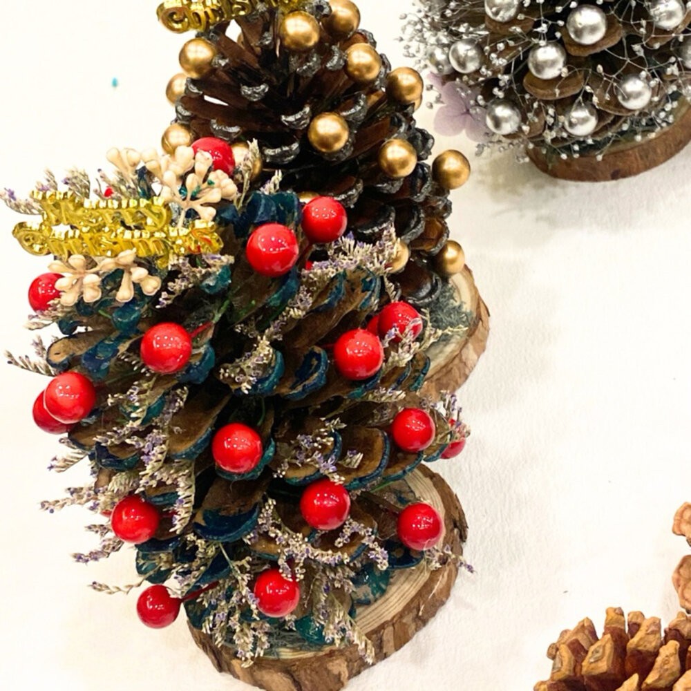 【森林海】仿真果漿 聖誕裝飾 花束裝飾 Diy材料 果漿 莓果 聖誕節裝飾 聖誕樹裝飾 花藝材料 鐵絲珠珠-細節圖2