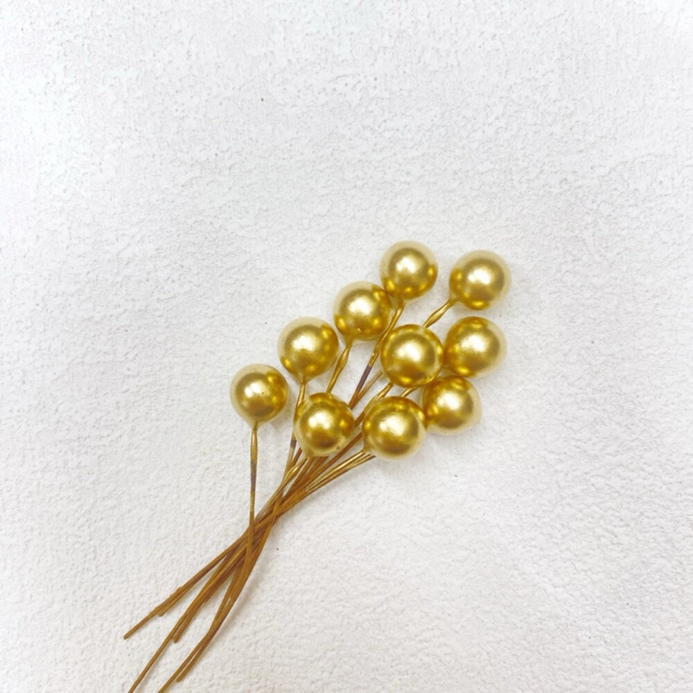 【森林海】仿真果漿 聖誕裝飾 花束裝飾 Diy材料 果漿 莓果 聖誕節裝飾 聖誕樹裝飾 花藝材料 鐵絲珠珠-細節圖6