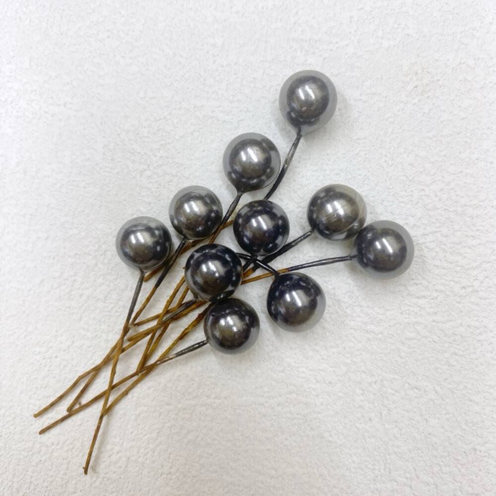 【森林海】仿真果漿 聖誕裝飾 花束裝飾 Diy材料 果漿 莓果 聖誕節裝飾 聖誕樹裝飾 花藝材料 鐵絲珠珠-細節圖8