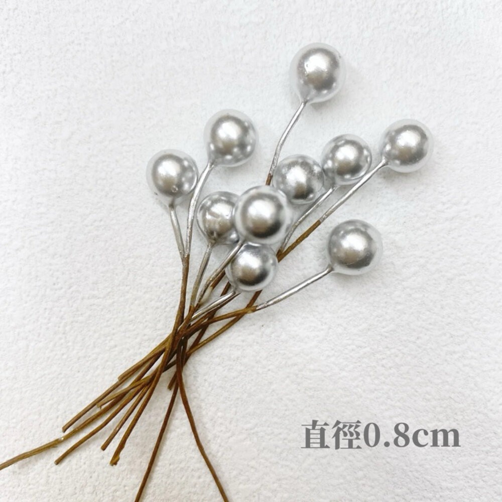 【森林海】仿真果漿 聖誕裝飾 花束裝飾 Diy材料 果漿 莓果 聖誕節裝飾 聖誕樹裝飾 花藝材料 鐵絲珠珠-規格圖10