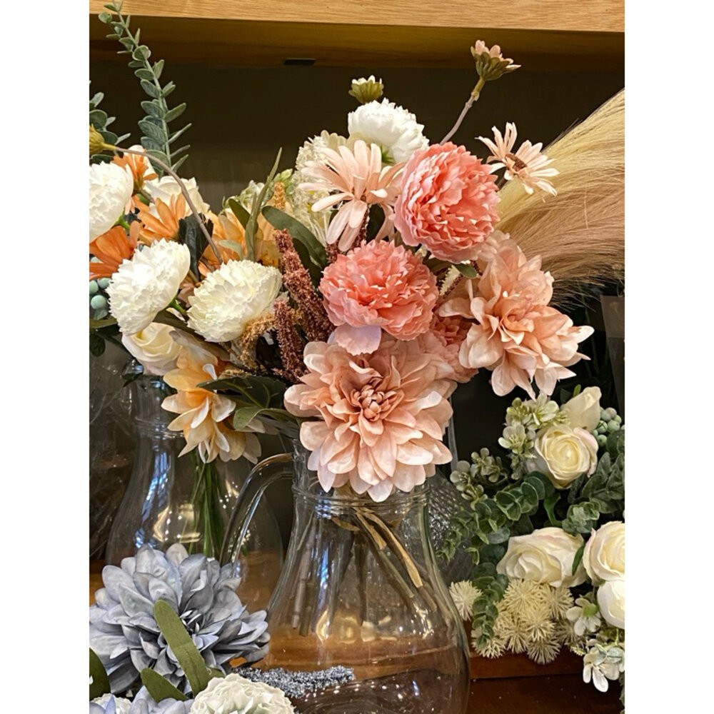 【森林海】仿真花 仿真大理花 花束 仿真花束 人造花 婚禮佈置 裝飾室內裝飾 拍照背景 拍照道具 攝影道具 GXS拍照道-細節圖9