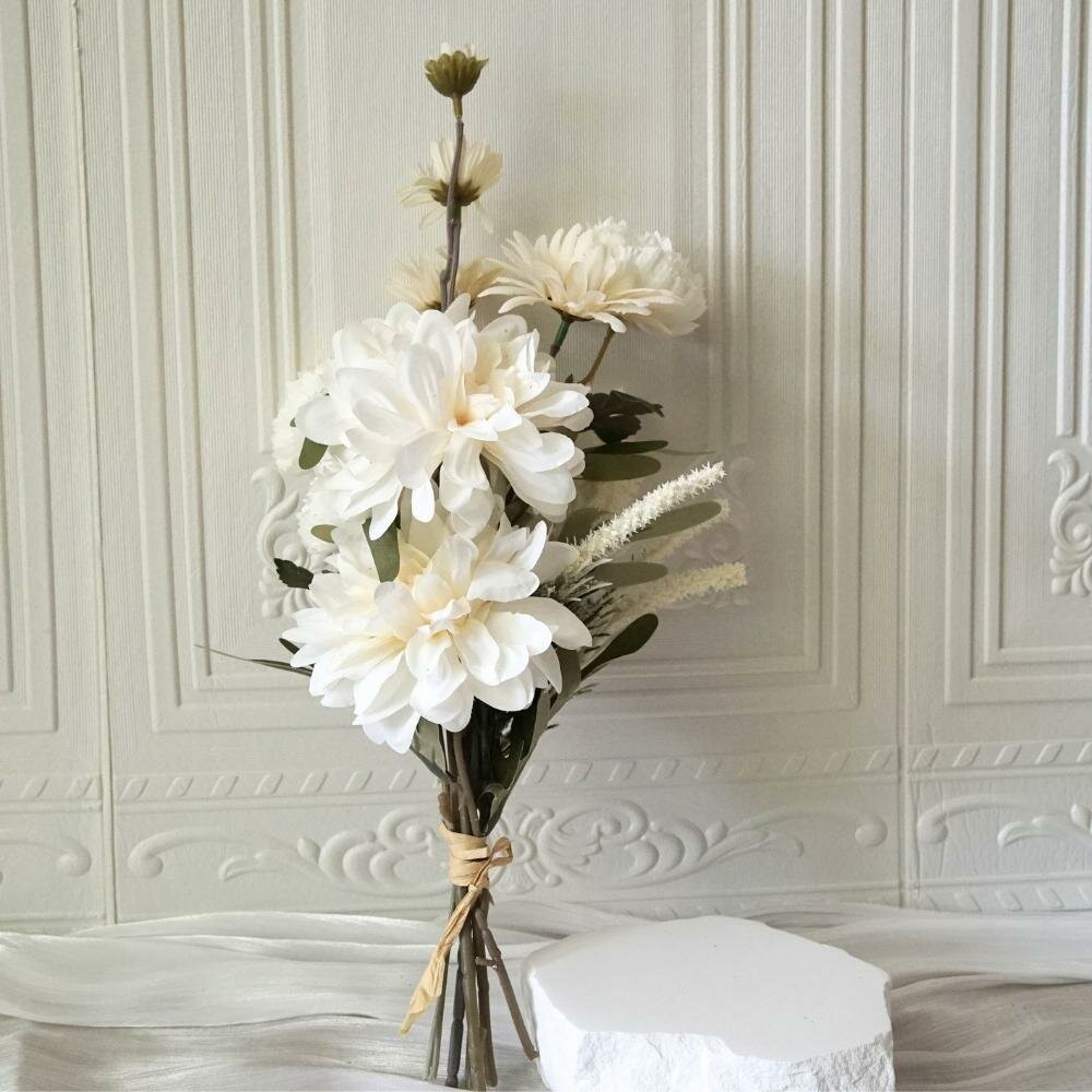 【森林海】仿真花 仿真大理花 花束 仿真花束 人造花 婚禮佈置 裝飾室內裝飾 拍照背景 拍照道具 攝影道具 GXS拍照道-規格圖9