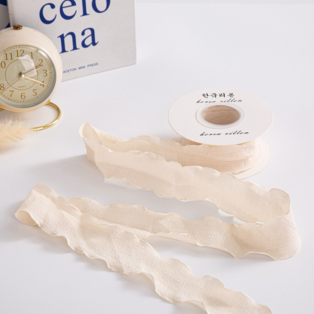 【森林海】亞麻波浪緞帶  緞帶 布質緞帶 花束緞帶 蝴蝶結 亞麻緞帶 花藝包裝 裝飾絲帶 花束包裝 禮物包裝 花藝資材-規格圖9