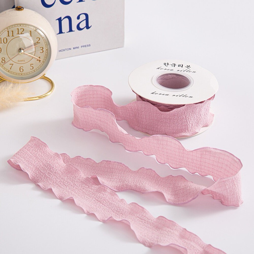 【森林海】亞麻波浪緞帶  緞帶 布質緞帶 花束緞帶 蝴蝶結 亞麻緞帶 花藝包裝 裝飾絲帶 花束包裝 禮物包裝 花藝資材-規格圖9