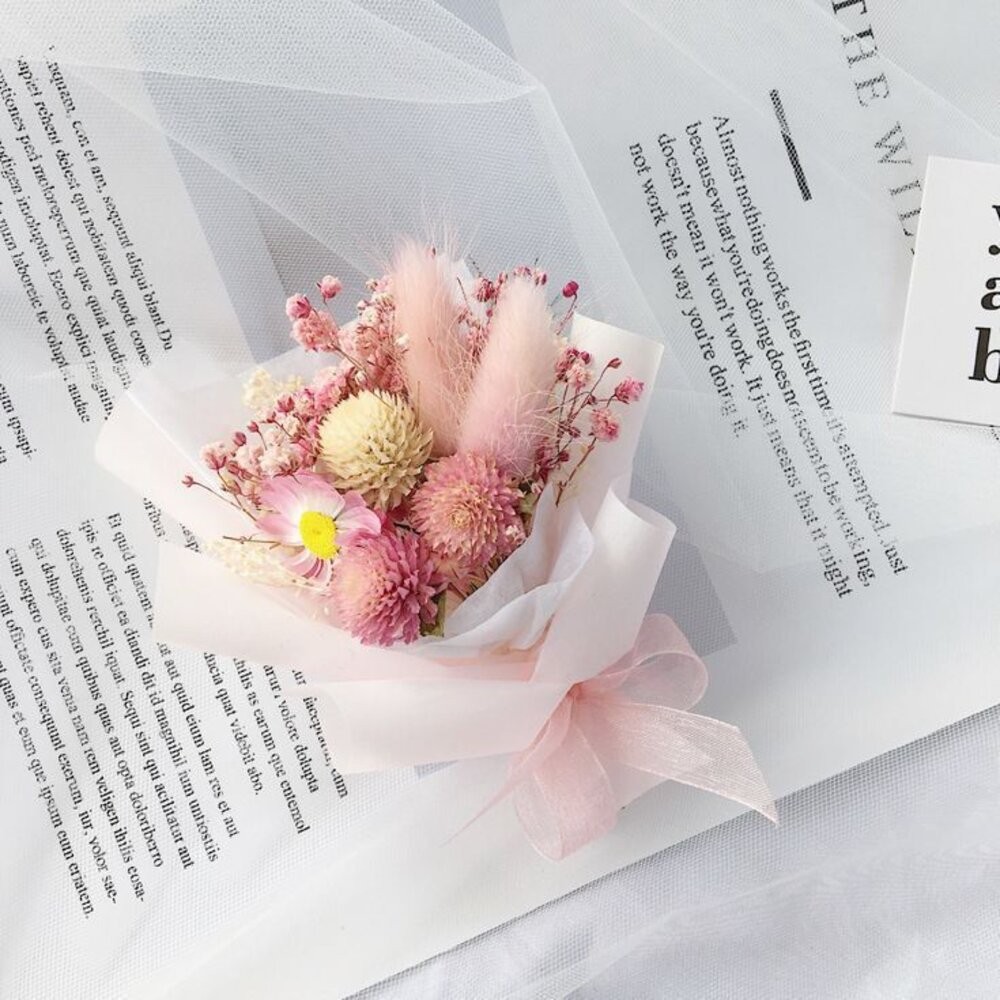 【森林海】教師節 花束 迷你花束 情人節禮物 教師節禮物 迷你乾燥花束 畢業花束 畢業禮物 乾燥花 永生花束 迷你乾燥花-細節圖3