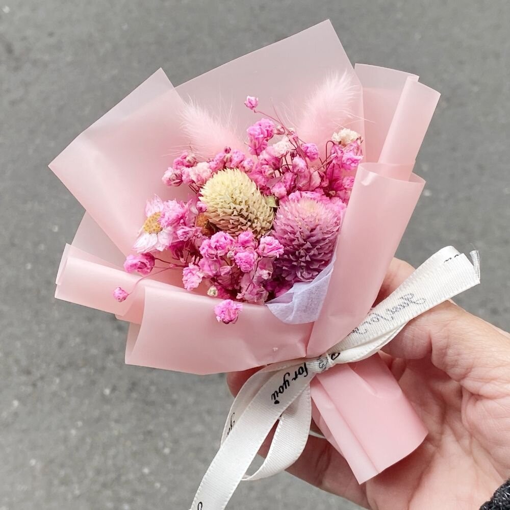 【森林海】教師節 花束 迷你花束 情人節禮物 教師節禮物 迷你乾燥花束 畢業花束 畢業禮物 乾燥花 永生花束 迷你乾燥花-規格圖9