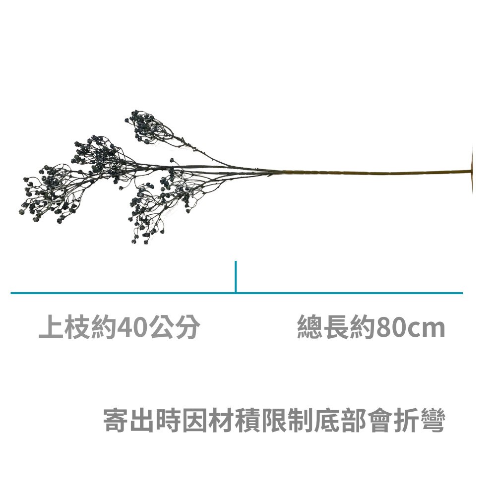 滿天星 仿真滿天星 PU軟膠 拍照道具 仿真花 人造花  塑膠花【GXS拍照道具】-細節圖3