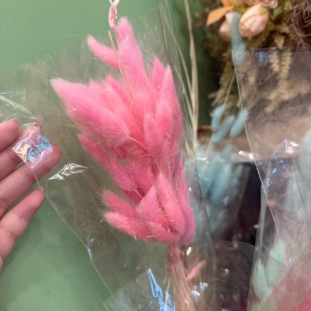 兔尾草 永生花 新娘捧花 乾燥花 花束 GXS拍照道具-細節圖8