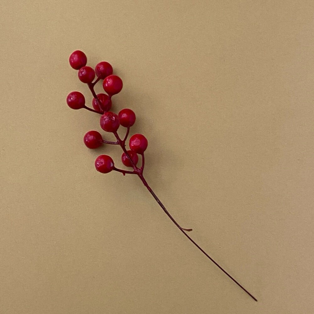 發財果 莓果 仿真花 仿真莓果 過年裝飾 聖誕裝飾-細節圖3