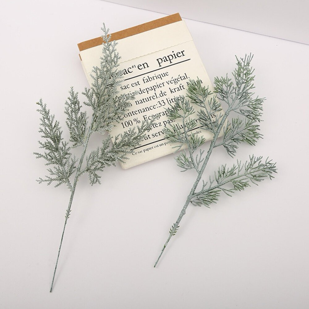 仿真松針 仿真松柏 聖誕裝飾 聖誕樹 聖誕花盆 聖誕節 拍照道具 拍照背景-細節圖3