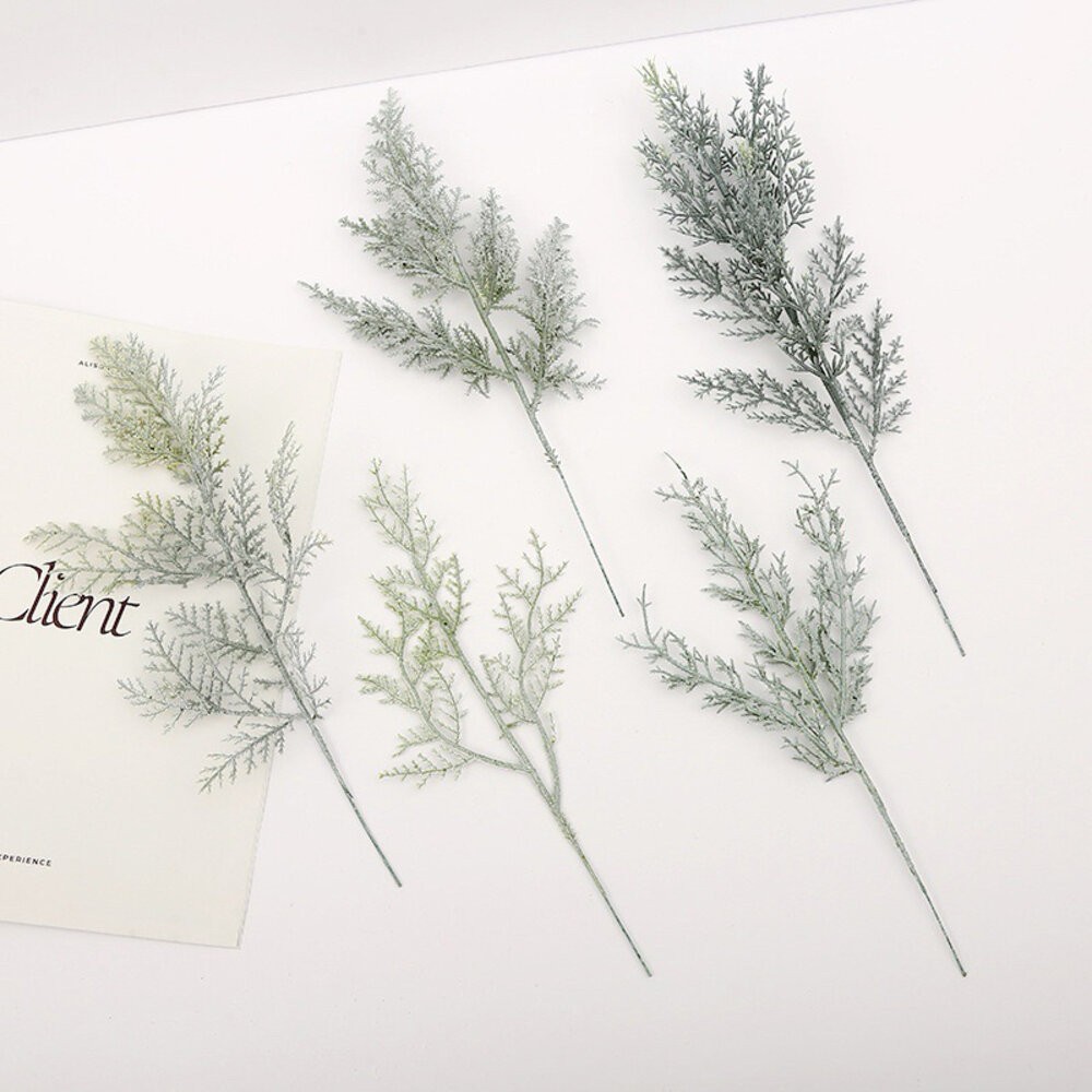 仿真松針 仿真松柏 聖誕裝飾 聖誕樹 聖誕花盆 聖誕節 拍照道具 拍照背景-細節圖4