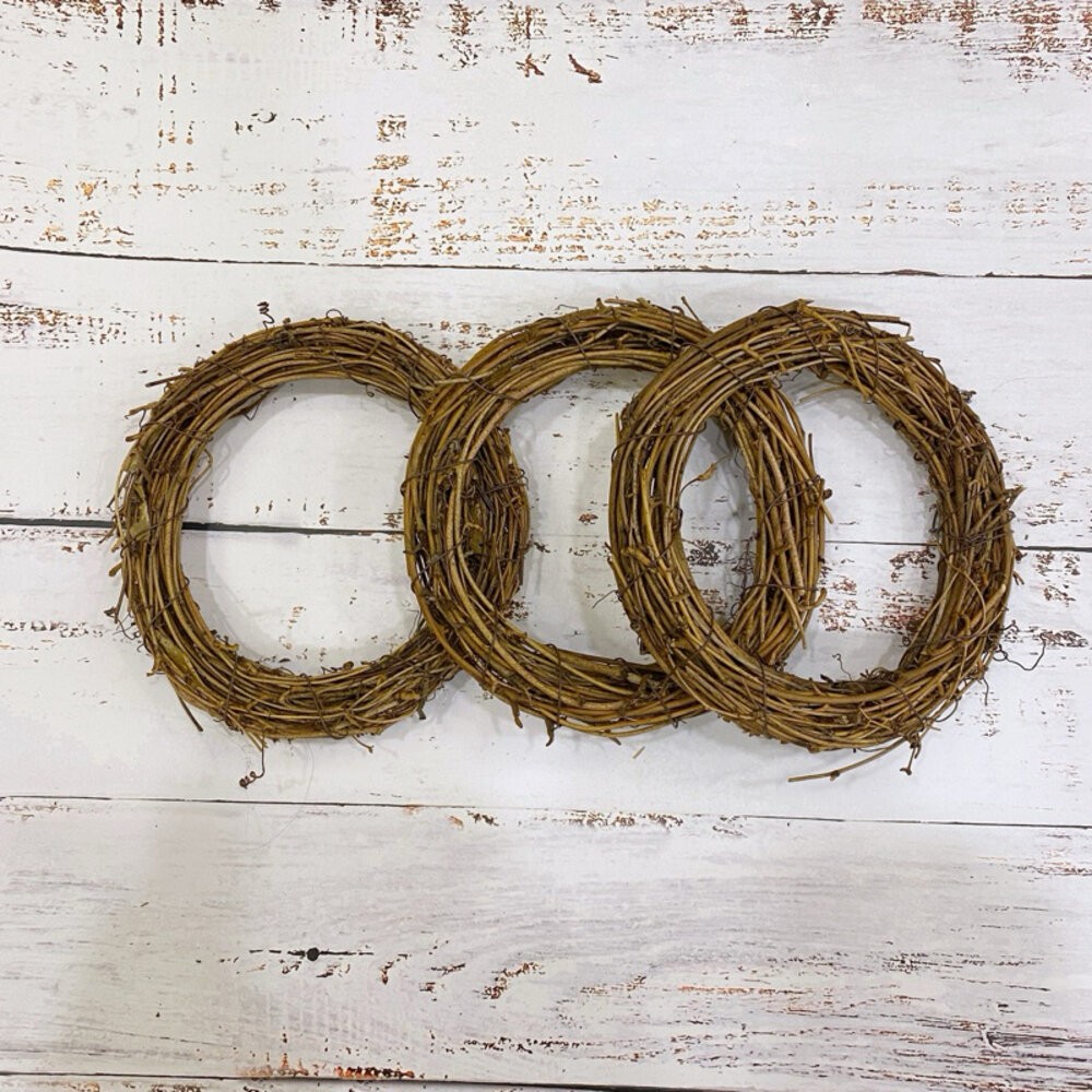 藤圈 聖誕花圈 花環 聖誕樹 聖誕結 花圈 藤編-規格圖2