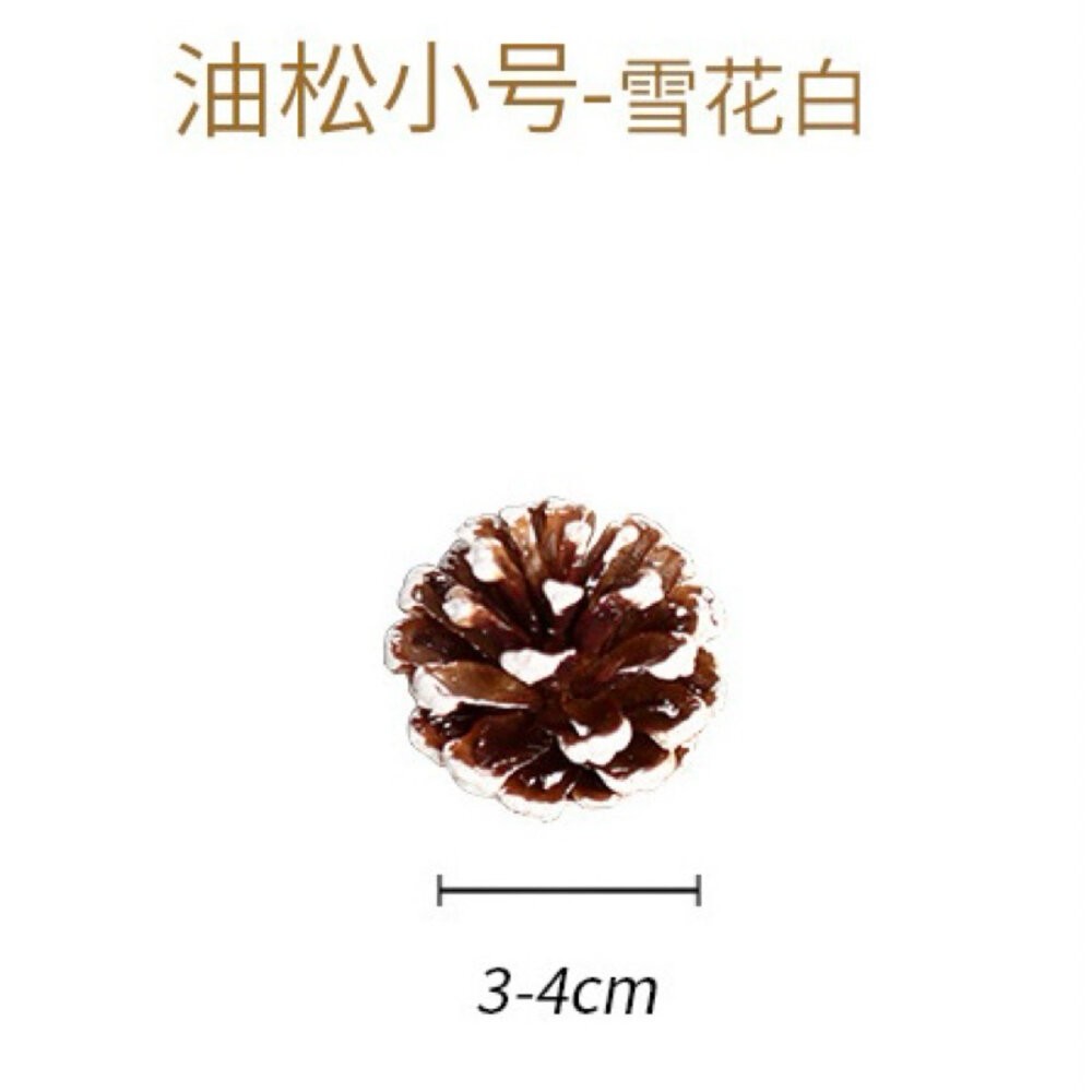 松果 聖誕裝飾 乾燥花 聖誕花圈 聖誕樹 聖誕節 聖誕花圈diy-規格圖9