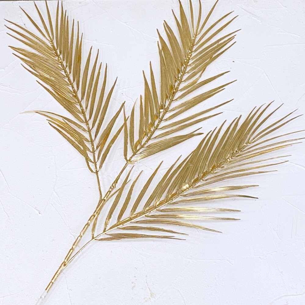 【森林海】過年裝飾 年宵花 新年佈置 新年裝飾品 過年 高級金色葉子 噴金葉子 仿真花 仿真葉 拍照道具 拍照背景-規格圖11