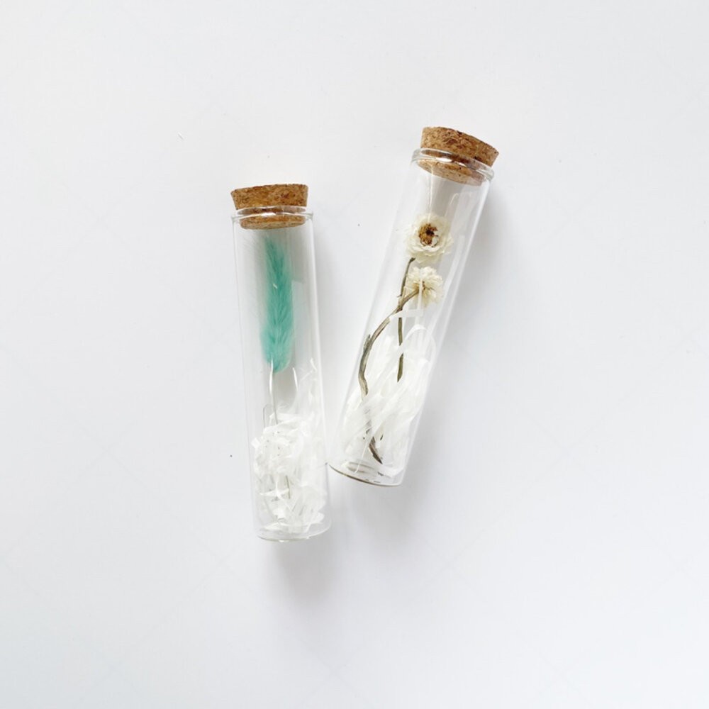 試管乾燥花 畢業禮物 畢業花束 母親節 康乃馨 許願花瓶  花瓶 許願罐花瓶 願望瓶飾 願望儲存瓶 願望裝飾花-細節圖4