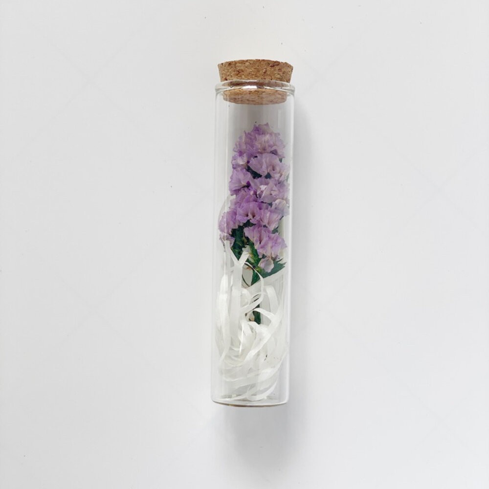 試管乾燥花 畢業禮物 畢業花束 母親節 康乃馨 許願花瓶  花瓶 許願罐花瓶 願望瓶飾 願望儲存瓶 願望裝飾花-規格圖9