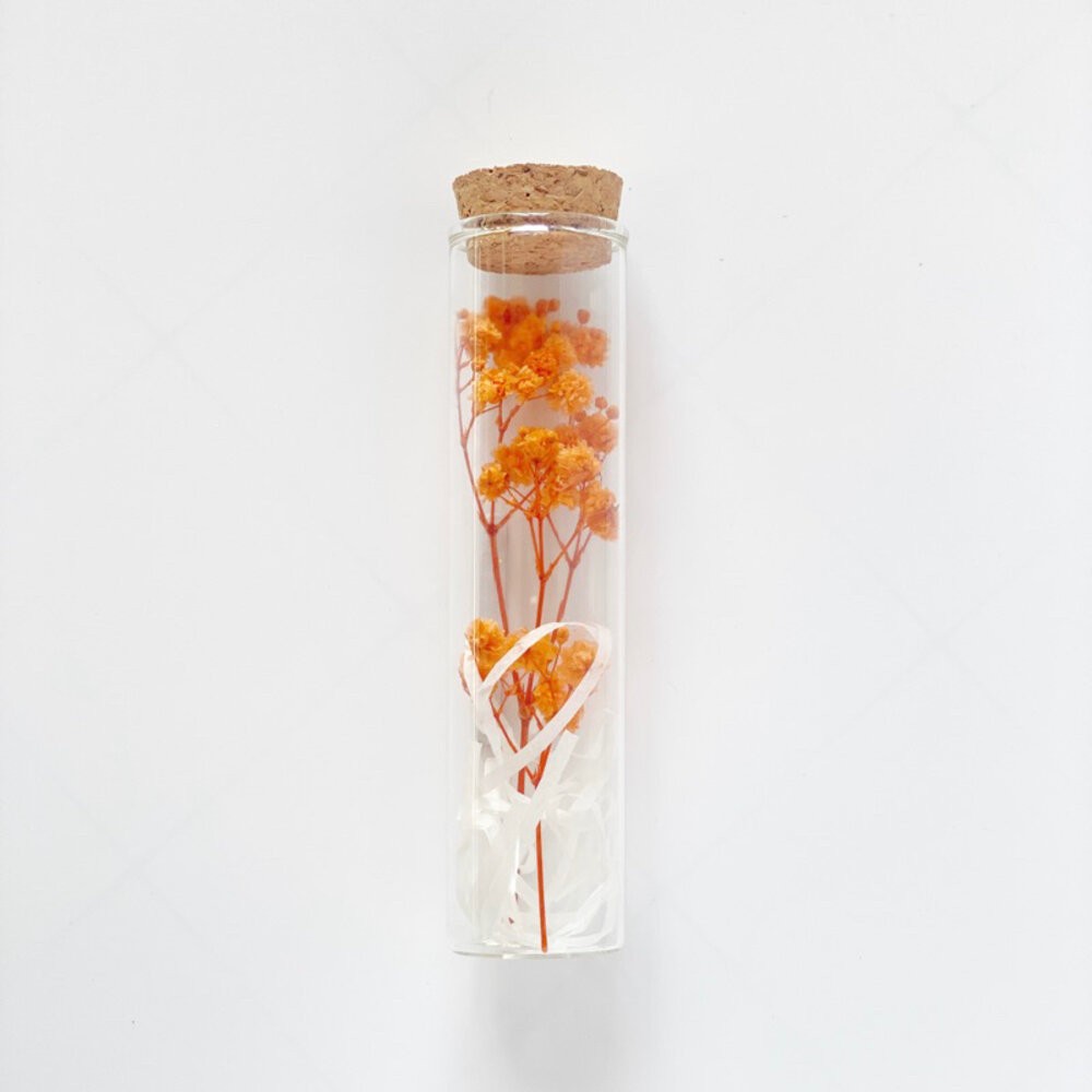 試管乾燥花 畢業禮物 畢業花束 母親節 康乃馨 許願花瓶  花瓶 許願罐花瓶 願望瓶飾 願望儲存瓶 願望裝飾花-規格圖9