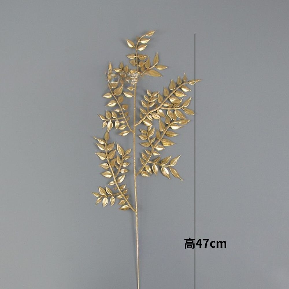 【森林海】過年裝飾 新年裝飾品 過年 新年佈置 裝飾 金色葉子 噴金葉子 仿真花 仿真葉 拍照道具 拍照背景-規格圖10