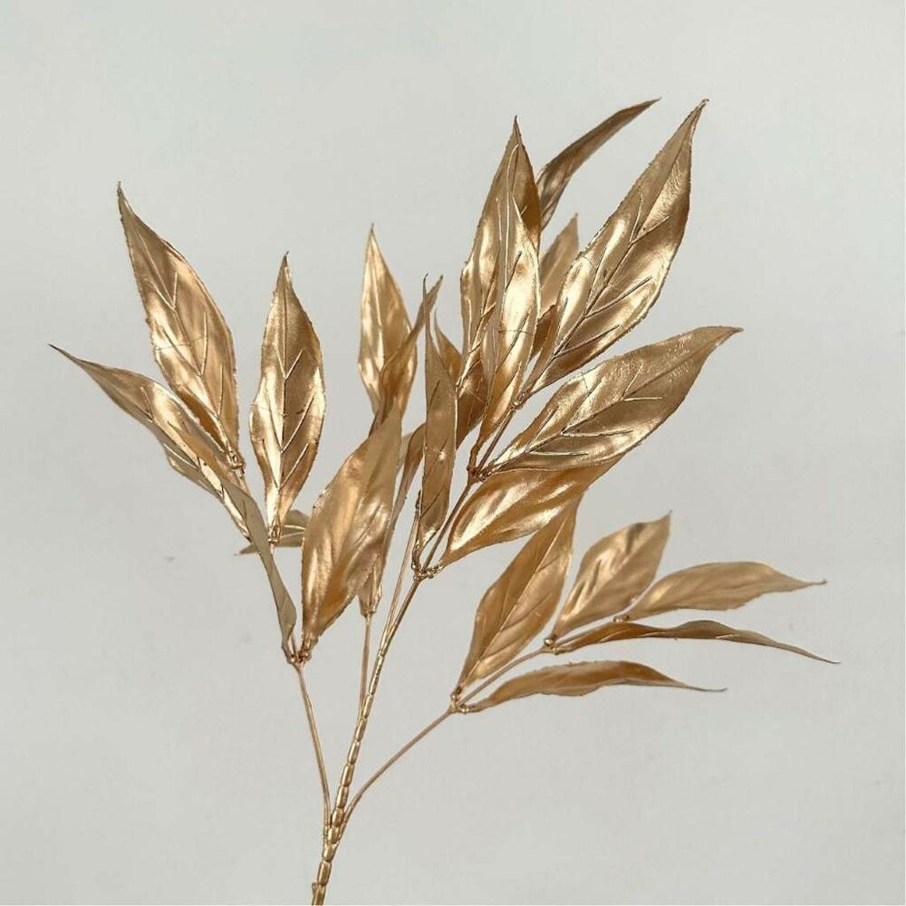 【森林海】過年裝飾 新年裝飾品 過年 新年佈置 裝飾 金色葉子 噴金葉子 仿真花 仿真葉 拍照道具 拍照背景-規格圖10