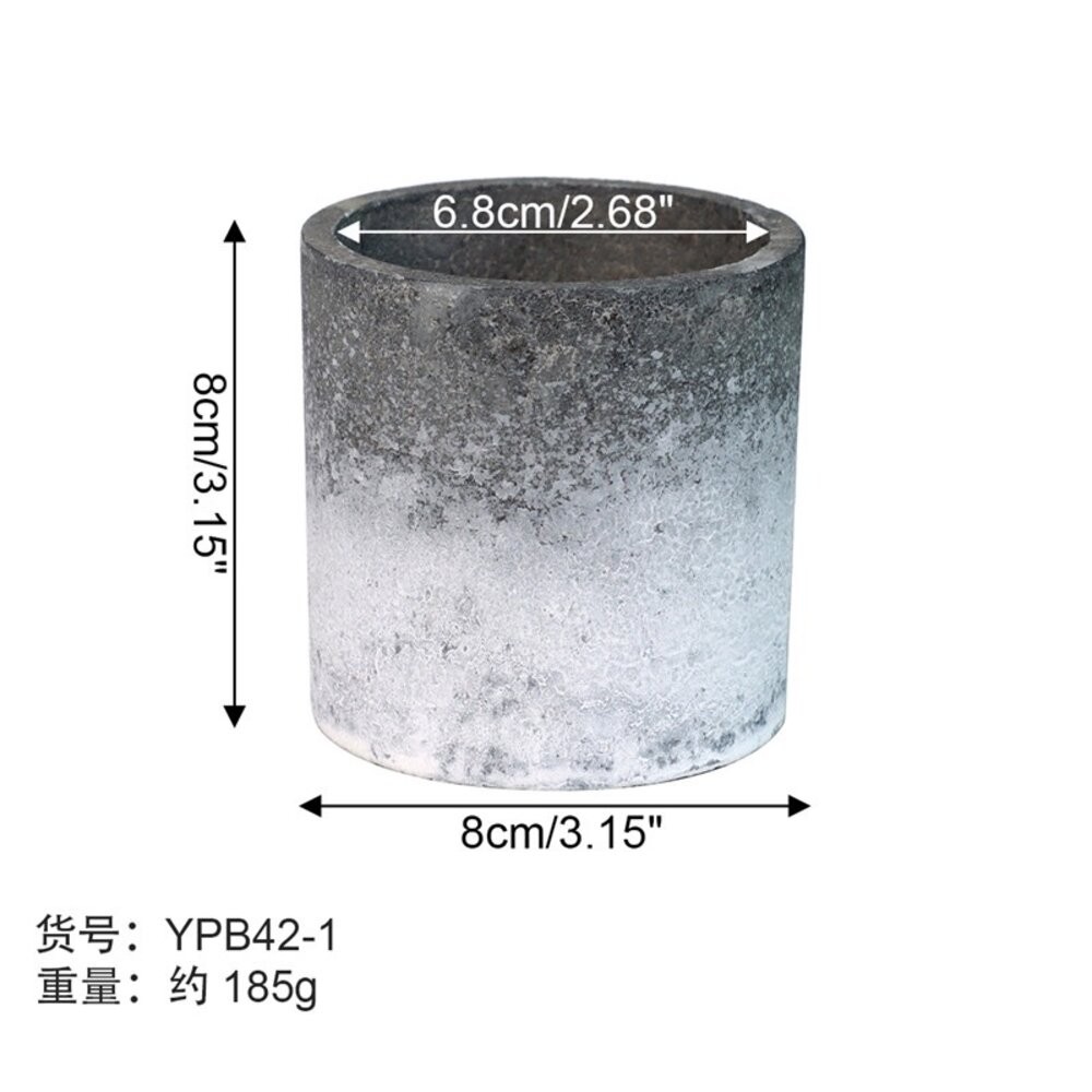 仿水泥盆 紙漿盆 盆栽 花器 花盆 拍照道具 拍照背景【GXS拍照道具】-規格圖4
