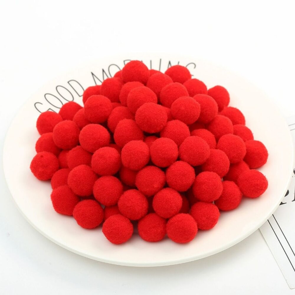 毛球 2cm 馬卡龍色系 混裝毛球 高彈毛球 毛毛球 絨球 幼教DIY 手作材料 拍照道具 拍照背景【GXS拍照道具】-細節圖3