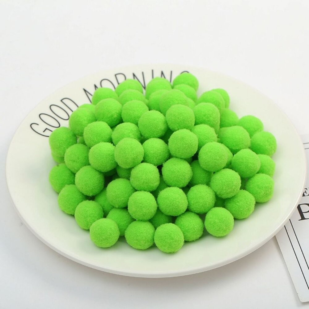 毛球 2cm 馬卡龍色系 混裝毛球 高彈毛球 毛毛球 絨球 幼教DIY 手作材料 拍照道具 拍照背景【GXS拍照道具】-細節圖5