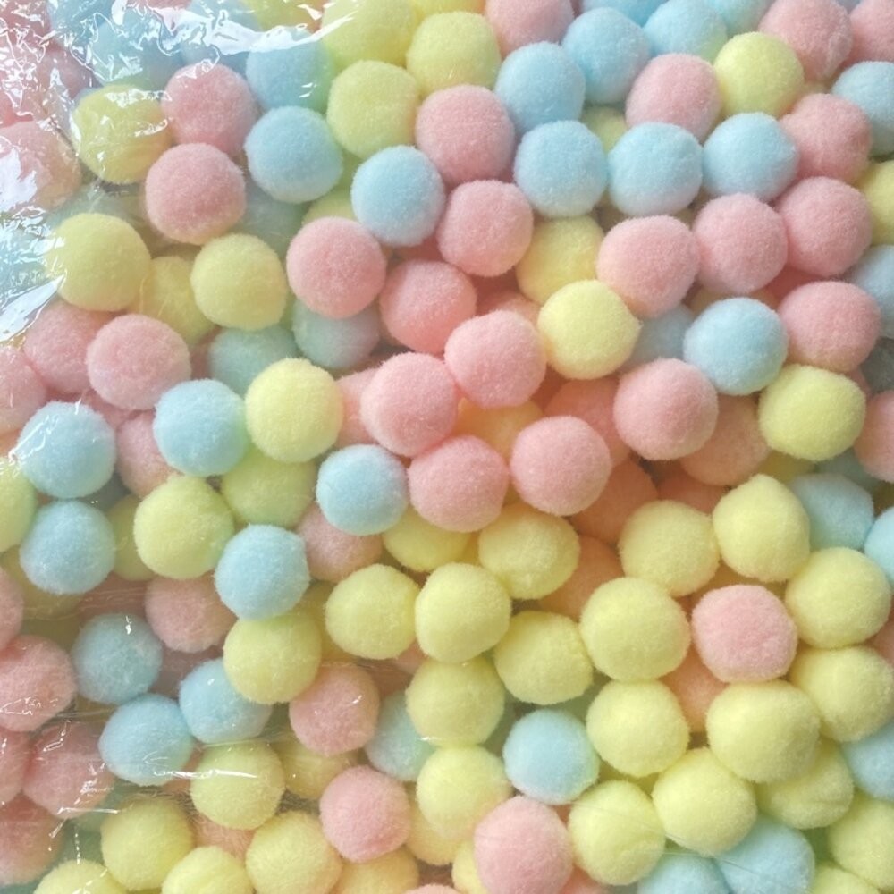 毛球 2cm 馬卡龍色系 混裝毛球 高彈毛球 毛毛球 絨球 幼教DIY 手作材料 拍照道具 拍照背景【GXS拍照道具】-規格圖9