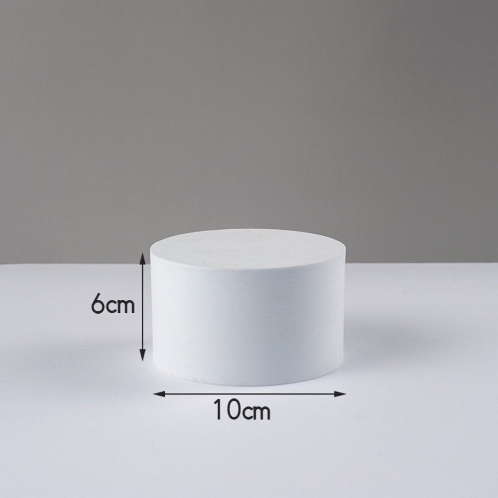 白色10*6cm圓柱體