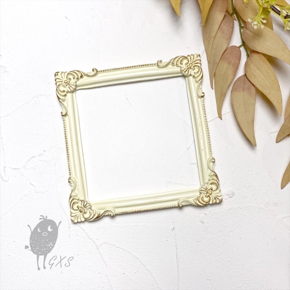 小相框 復古框 飾品盤 拍照道具 拍照背景 谷美相框 谷美 拍照小物 擺拍 樹脂相框【GXS拍照道具】-規格圖6